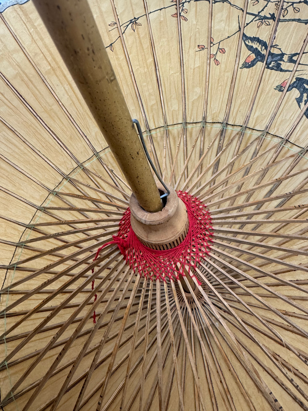 Vintage Asian Paper Parasol