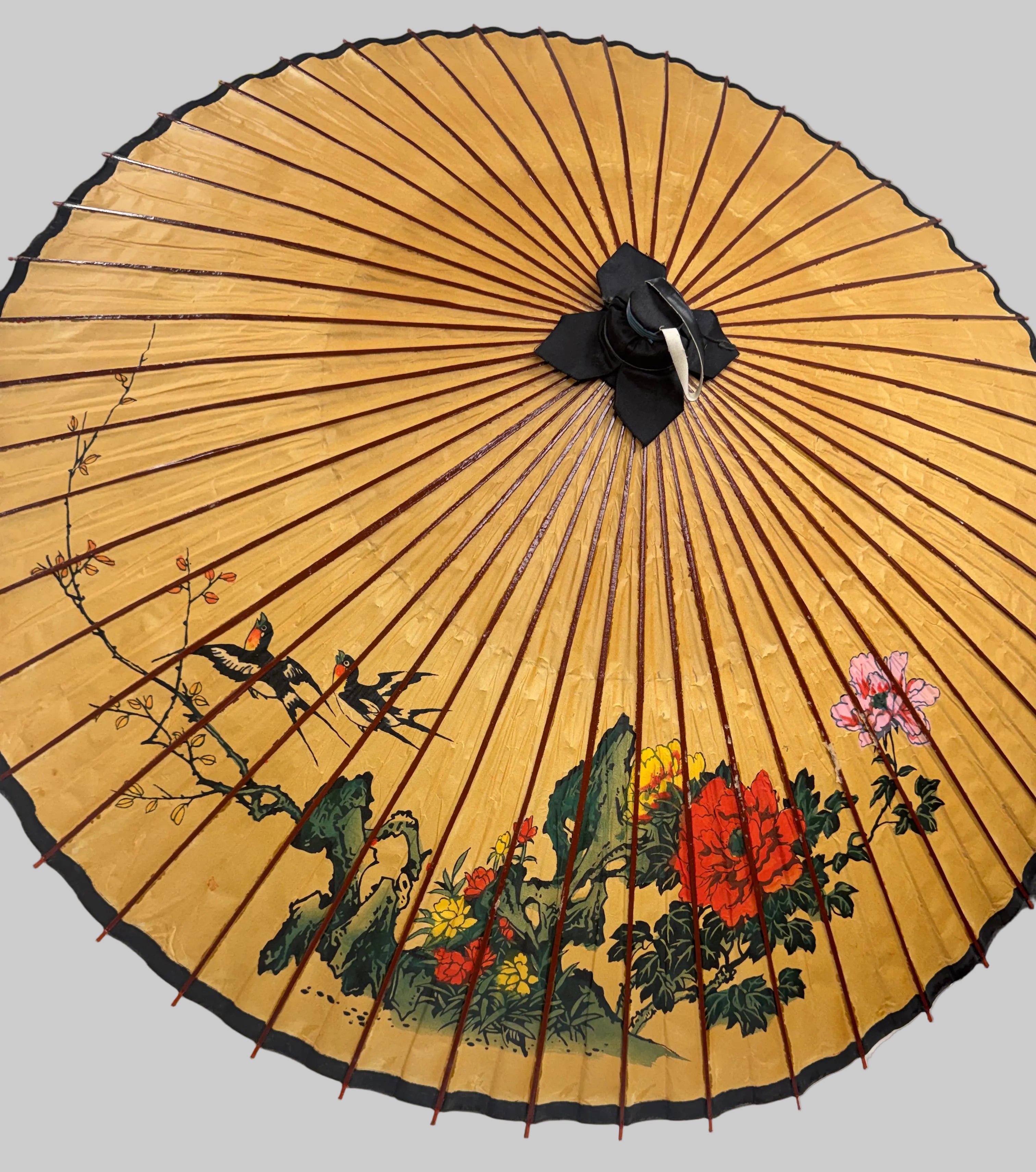 Vintage Asian Paper Parasol