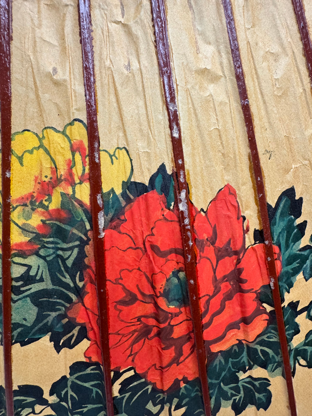 Vintage Asian Paper Parasol