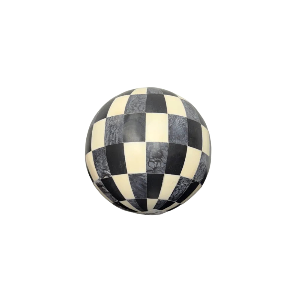 Heritage Farm and Garden - Checkered Orb - Medium