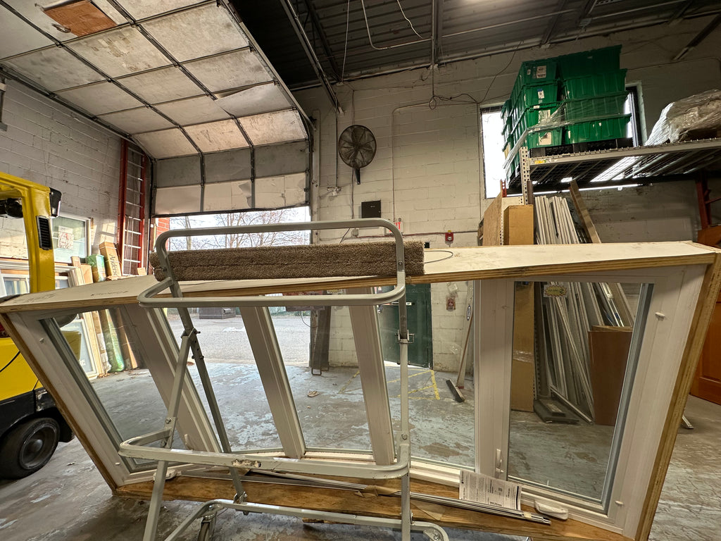 Large White Vinyl Bow Window