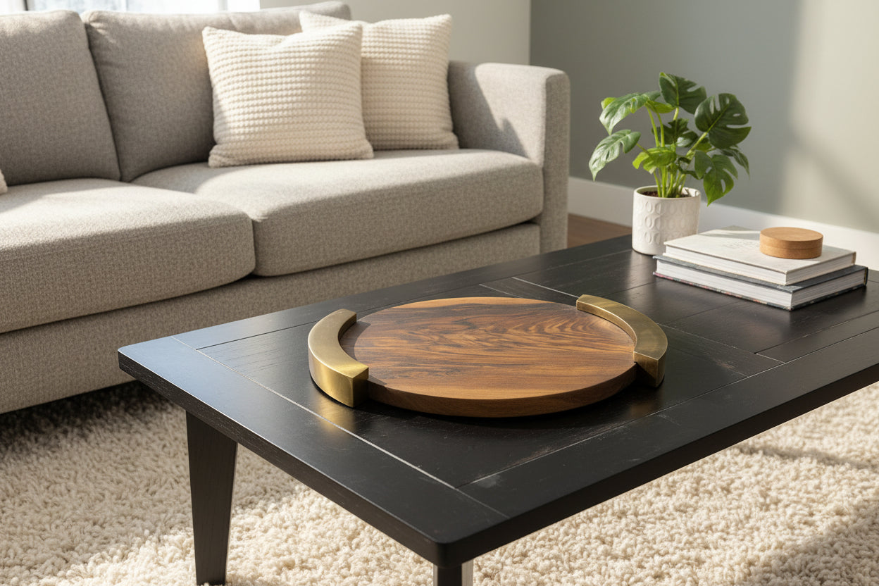 Heritage Farm and Garden - Circular Kora Wood Tray