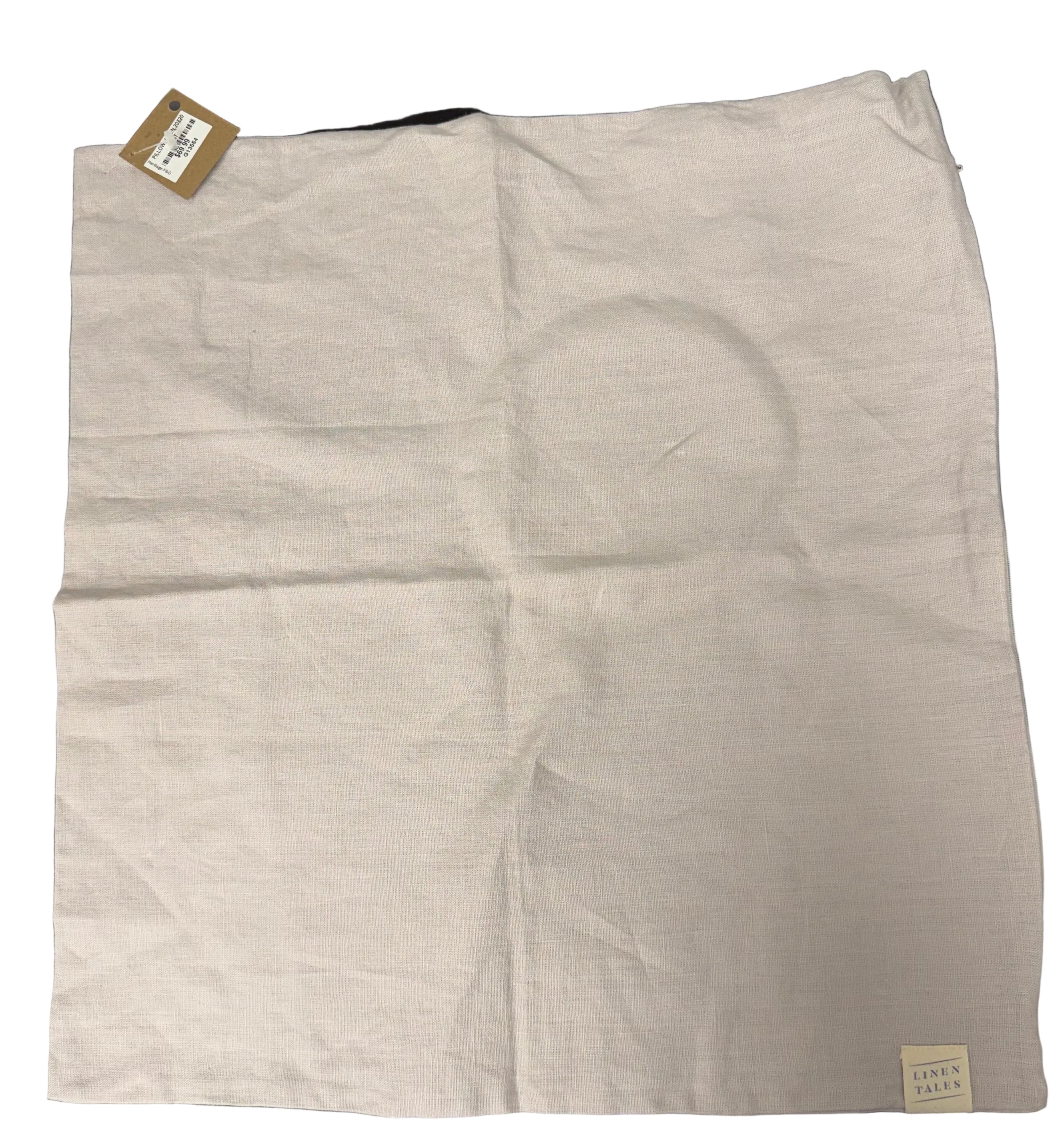 Heritage Farm and Garden - Linen Throw Pillow Cover - Cream