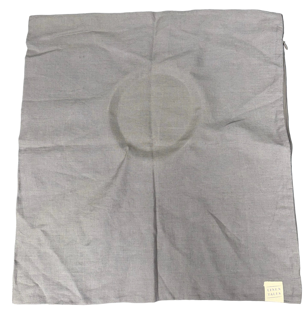 Heritage Farm and Garden - Linen Throw Pillow Cover - Grey