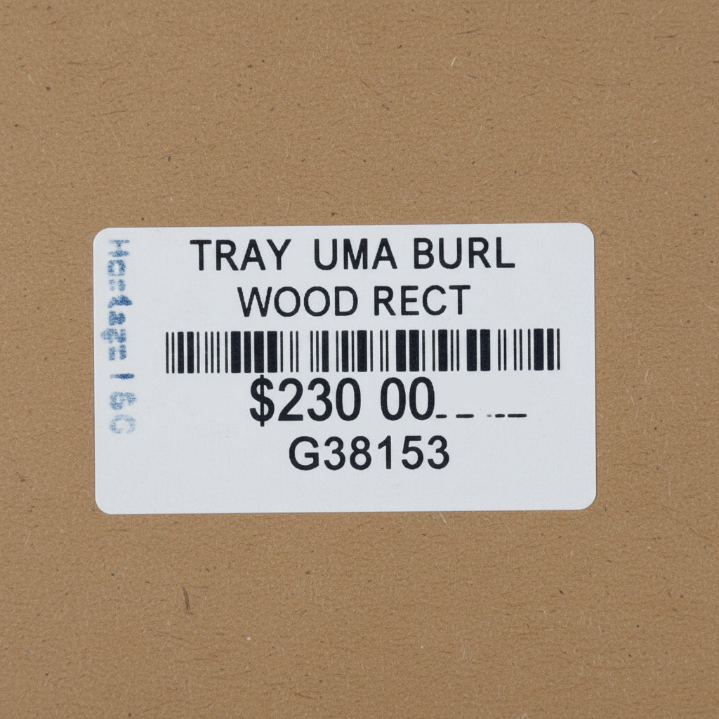 Uma Burl Wood Tray