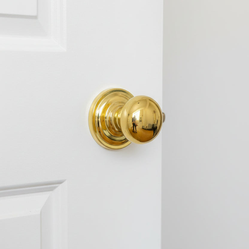 Baldwin Polished Brass Half Dummy Set (5015.030.IDM)