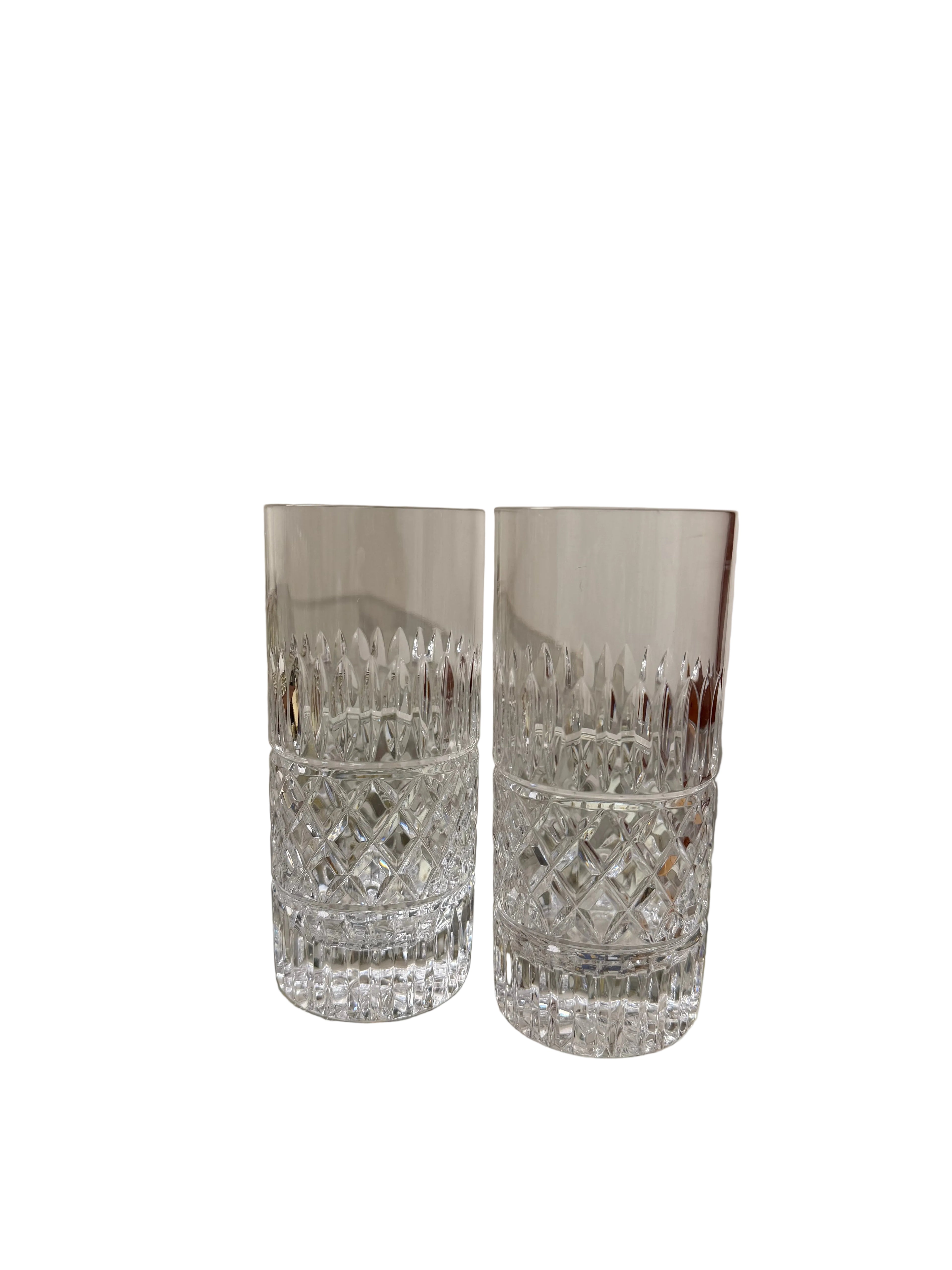 Set of 2 Crystal Glasses