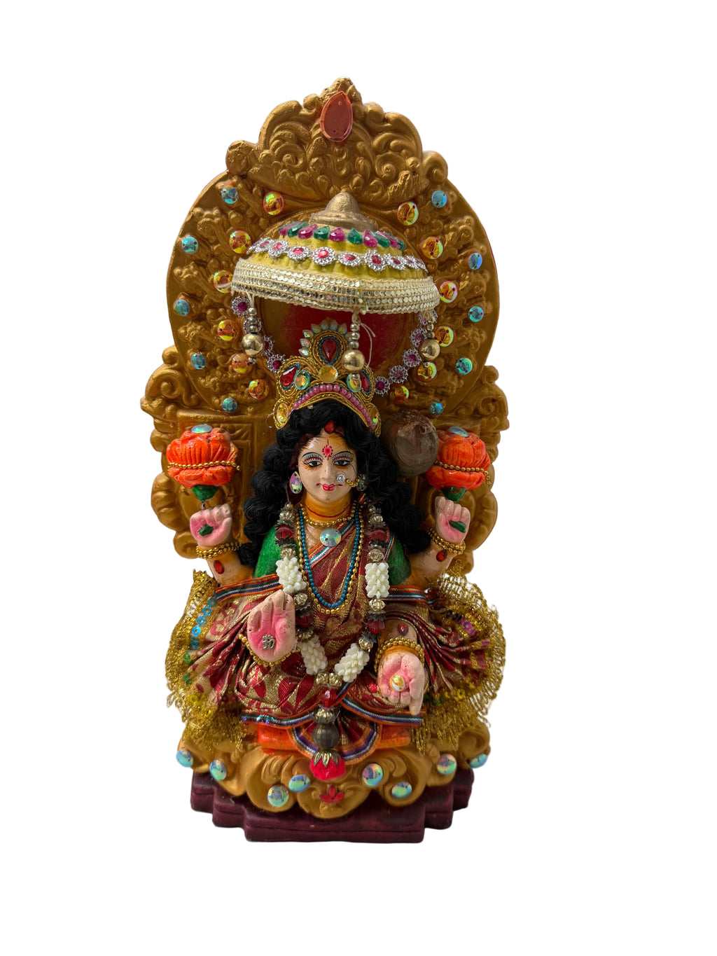 Laxmi and Ganesh Hindu Figurines