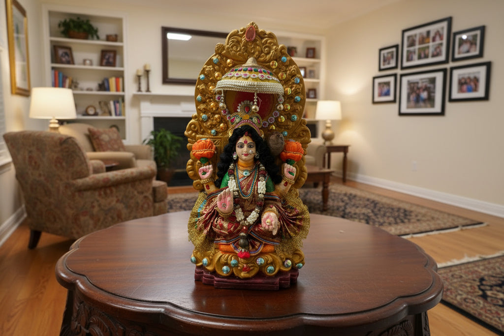 Laxmi and Ganesh Hindu Figurines