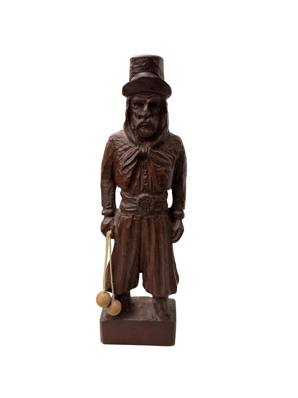 Vintage Hand-Carved Gaucho Figure