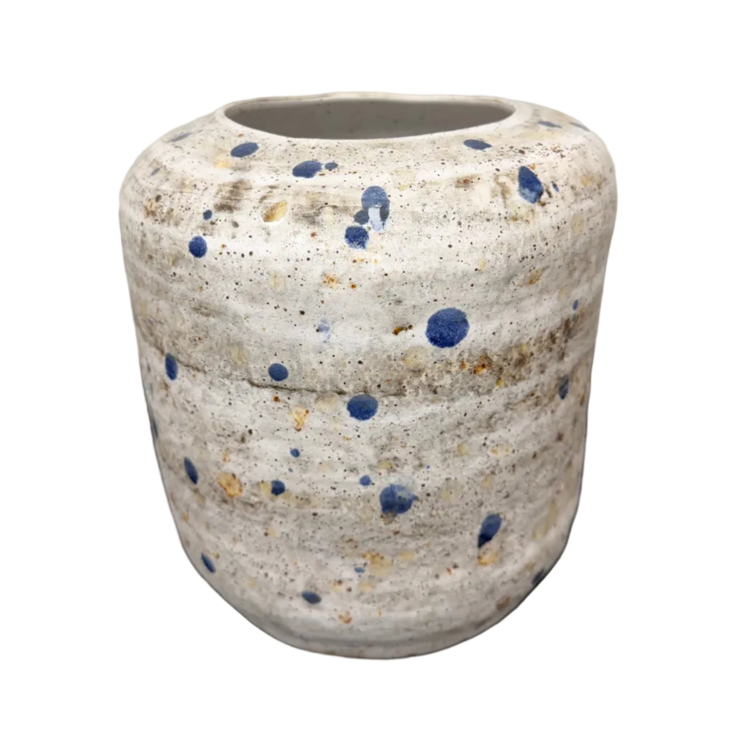 Crate & Barrel Myron Large Speckled Vase