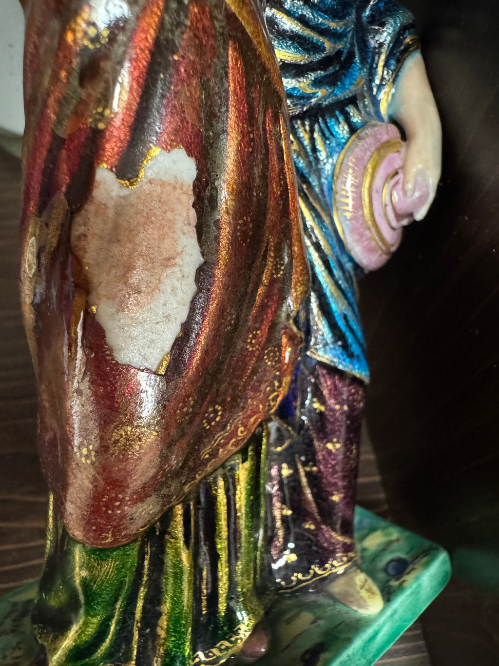 Antique Two Women Figurine