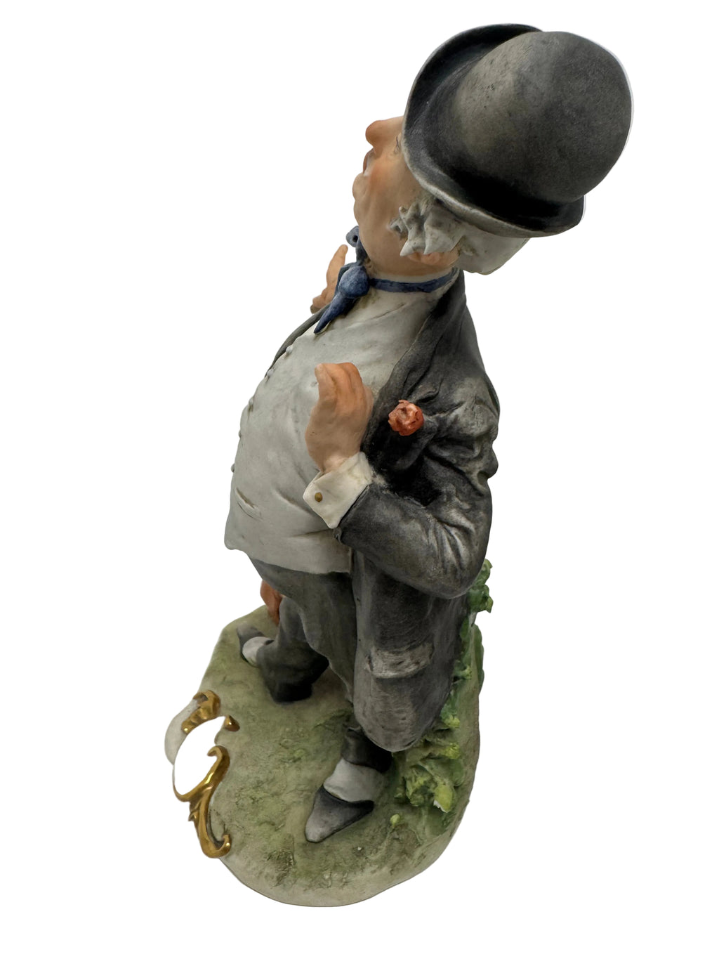Vintage Guiseppe Cappe Capodimonte Porcelain Figurine Titled "La Boria"