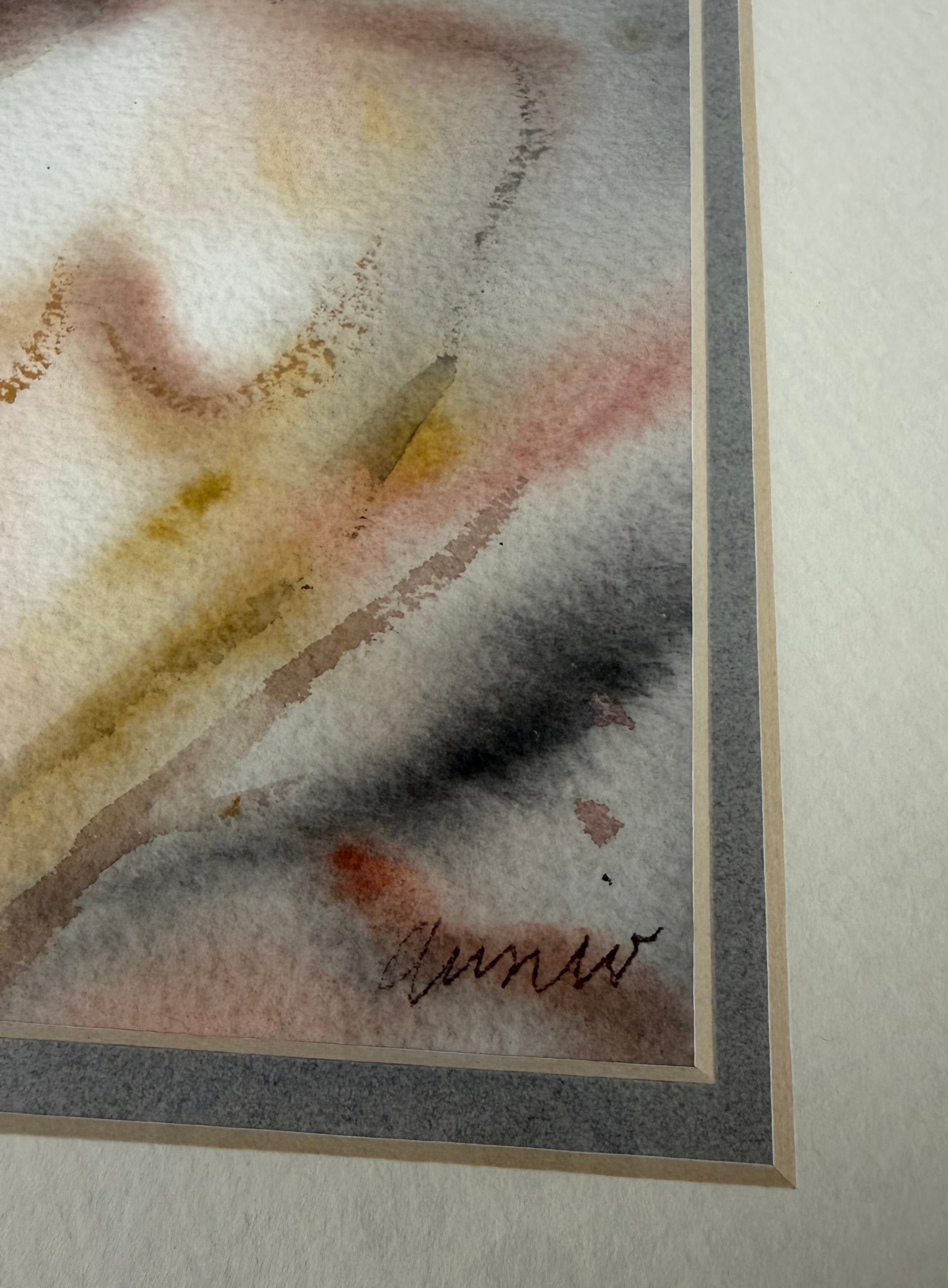 Framed Signed Painting by Irene Aunio