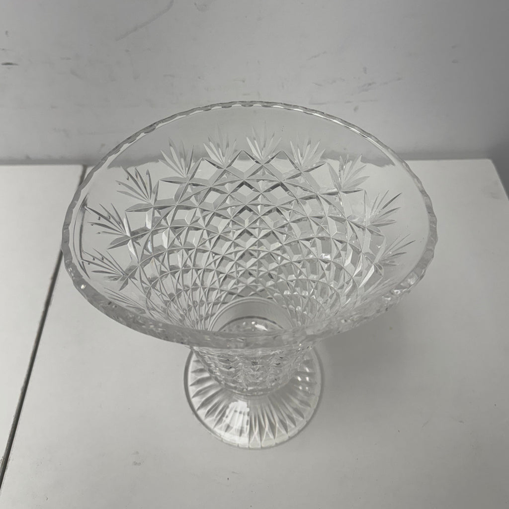 Vintage Indian Glass Trumpet Vase