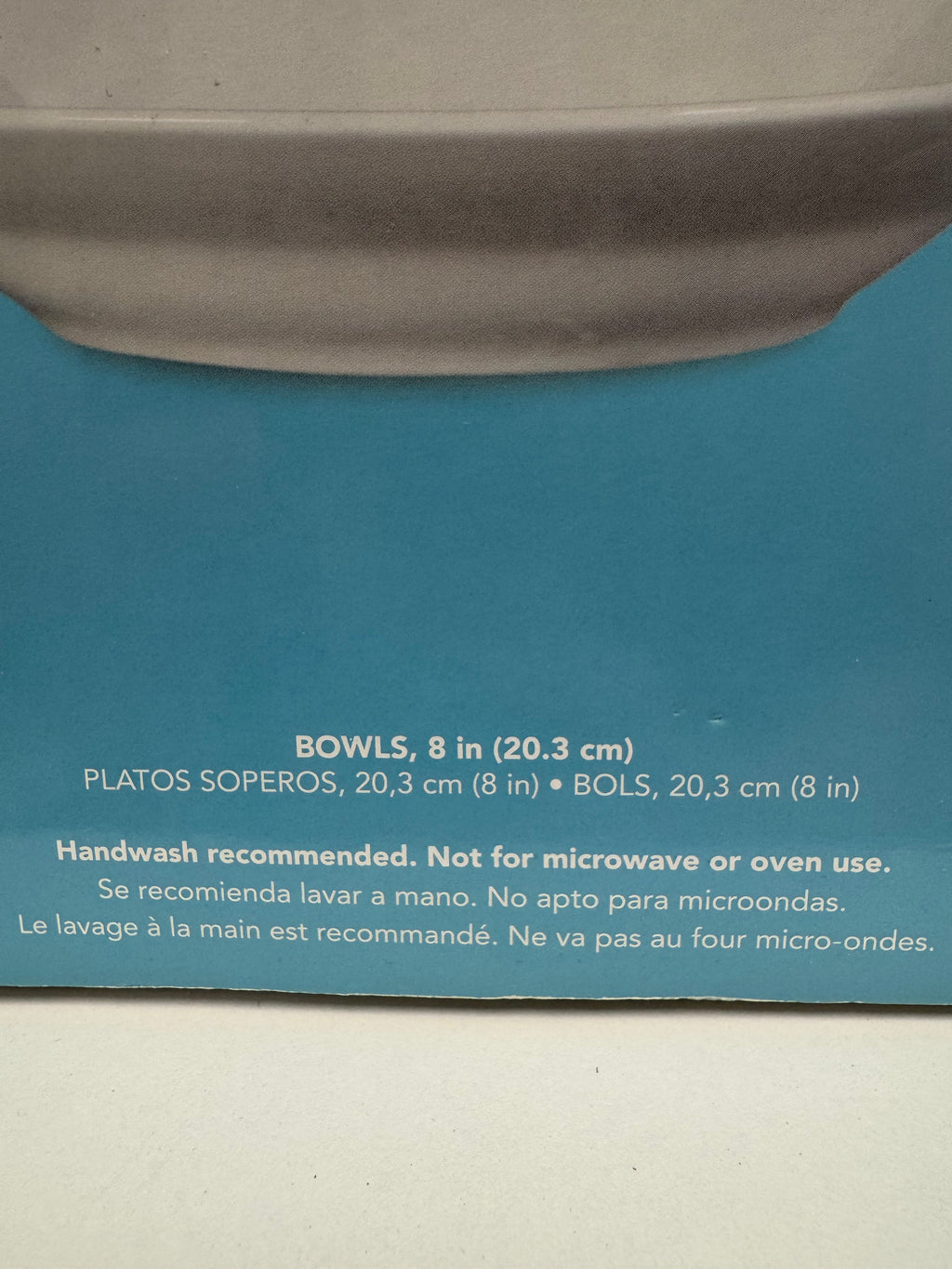 12 Piece Studio Platinum Porcelain Bowl Set