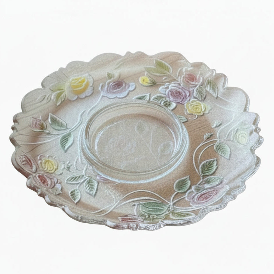 Floral Chip and Dip Platter
