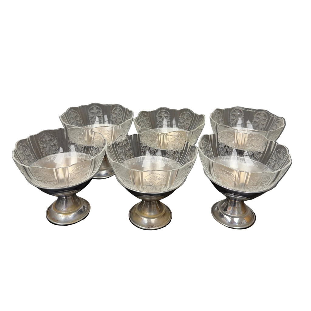 Antique Macbeth-Evans American Sweetheart Dessert Cups - Set of 6