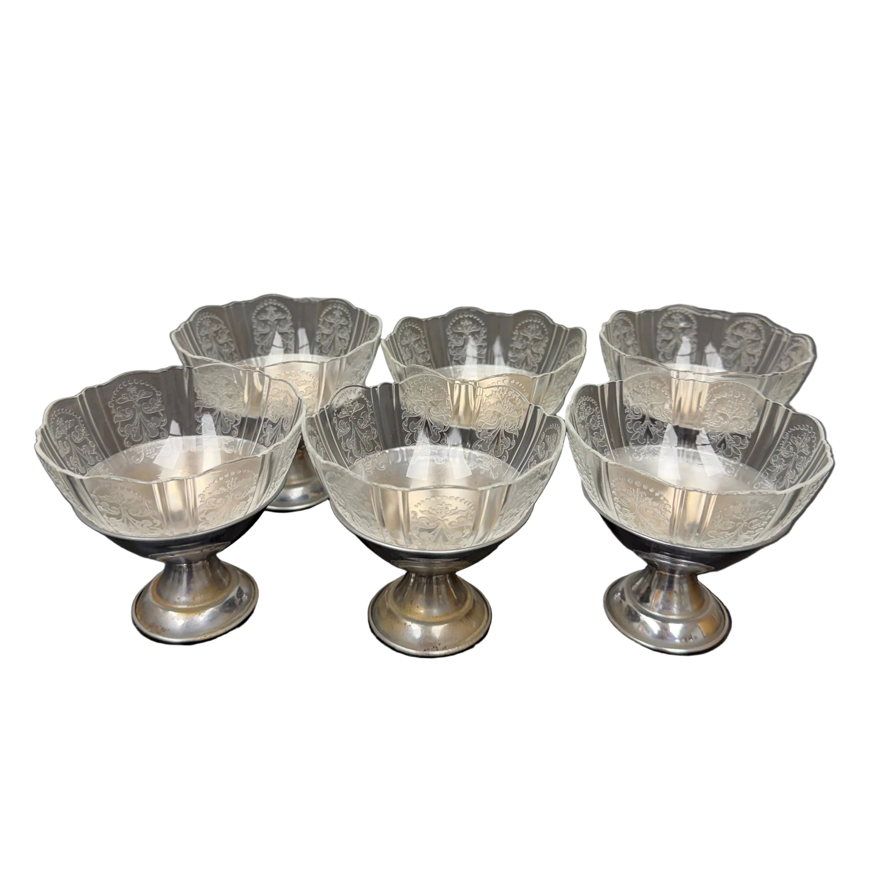 Antique Macbeth-Evans American Sweetheart Dessert Cups - Set of 6