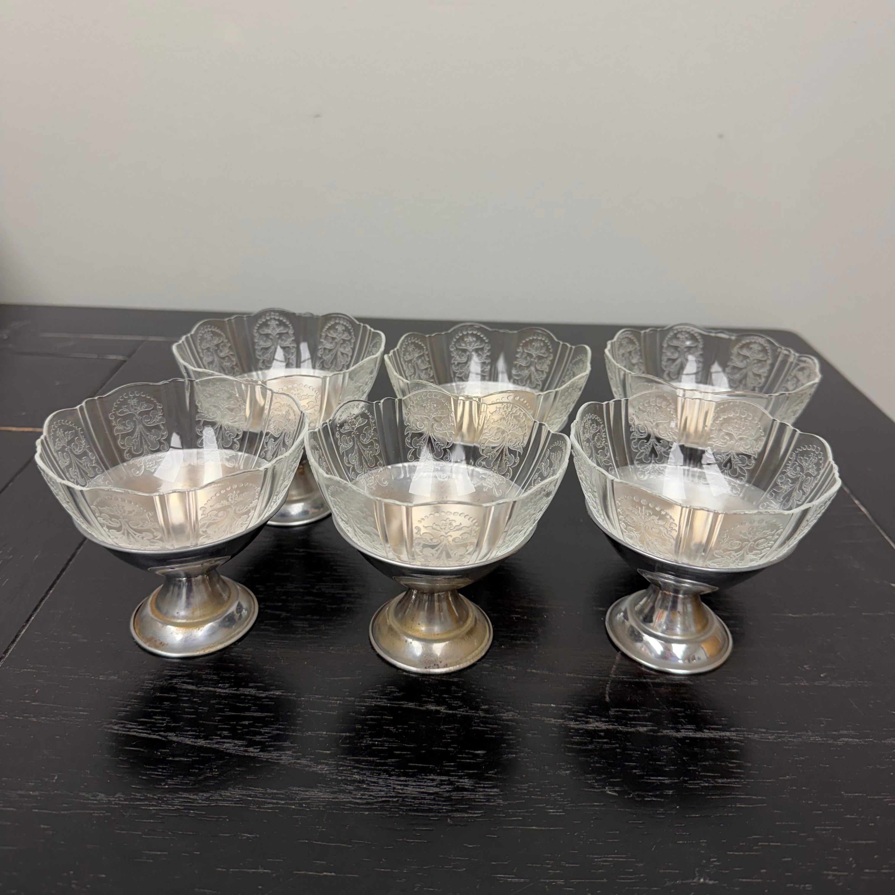Antique Macbeth-Evans American Sweetheart Dessert Cups - Set of 6