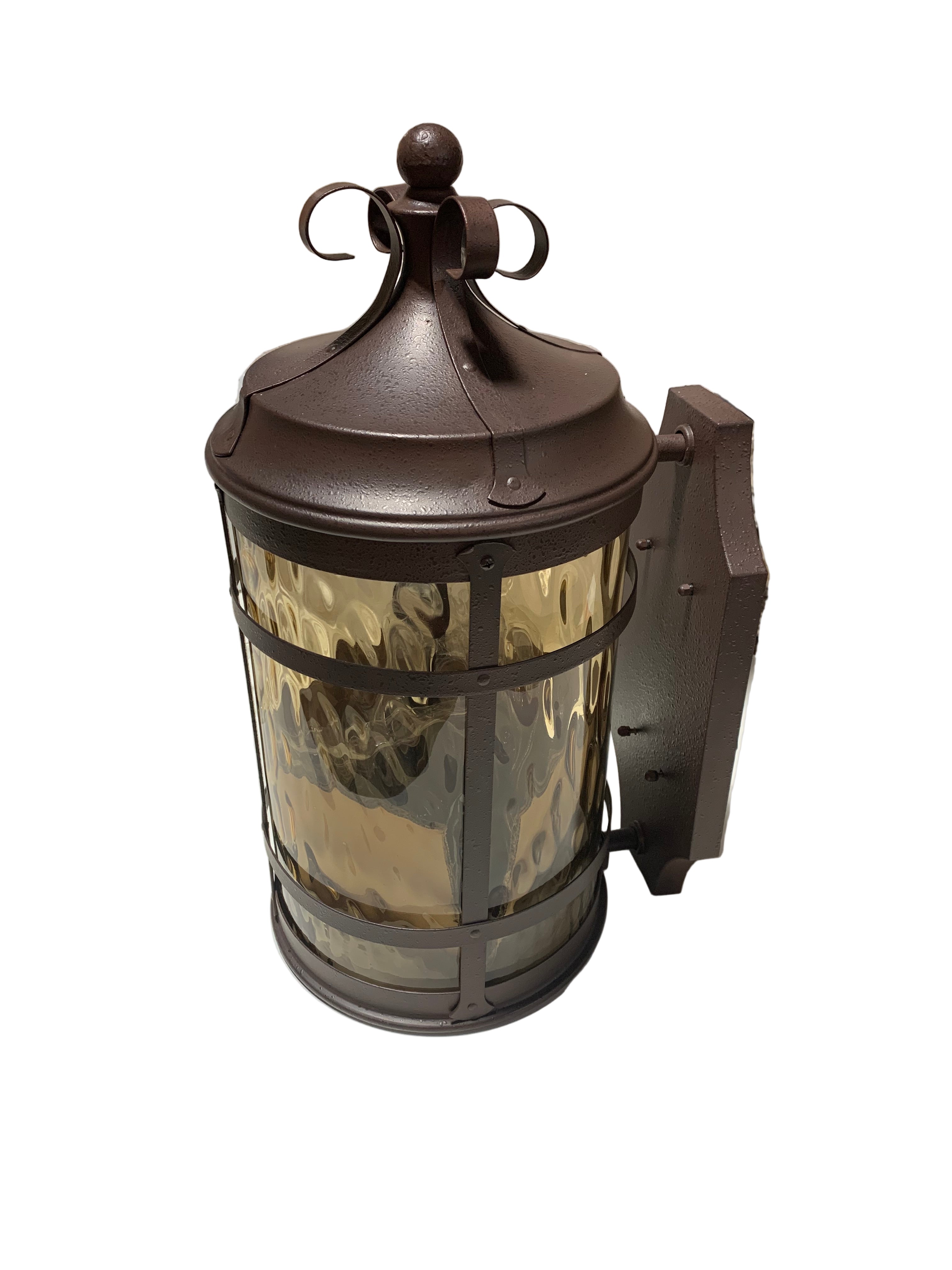 4-Light Rustic Iron Wall Light