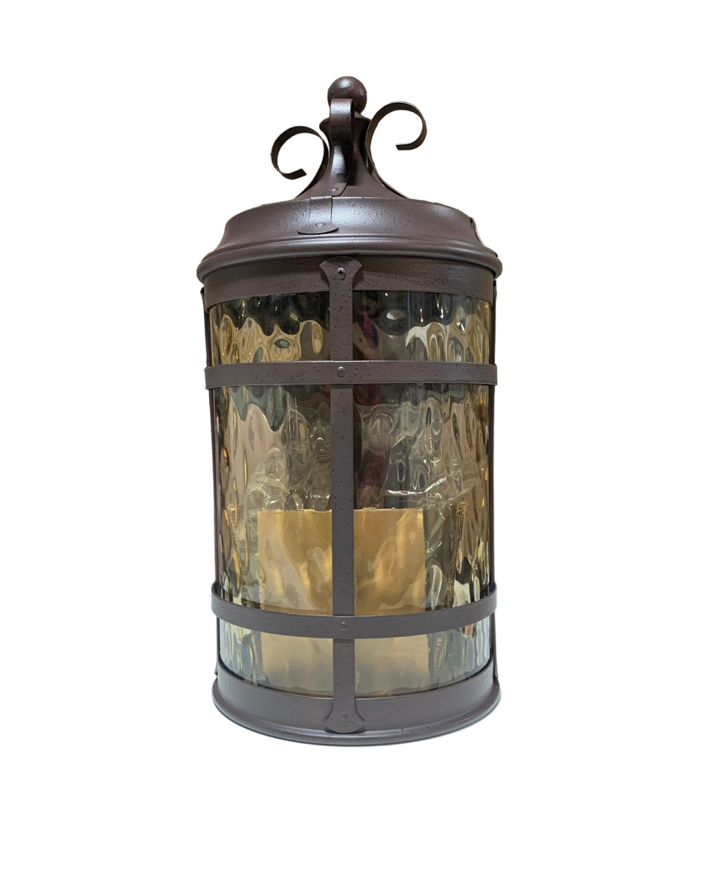 4-Light Rustic Iron Wall Light