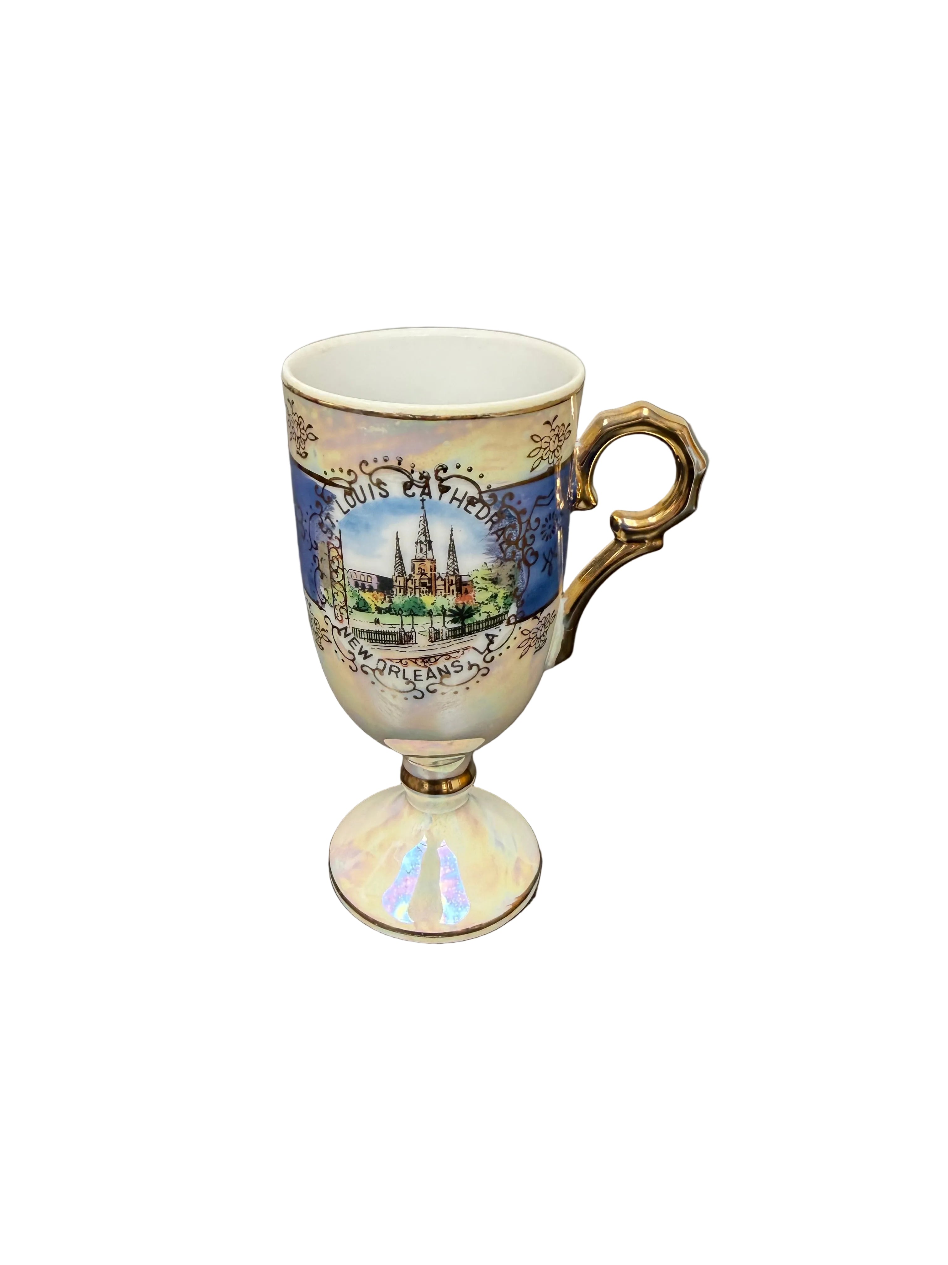 Vintage St. Louis Cathedral New Orleans Souvenir Cup
