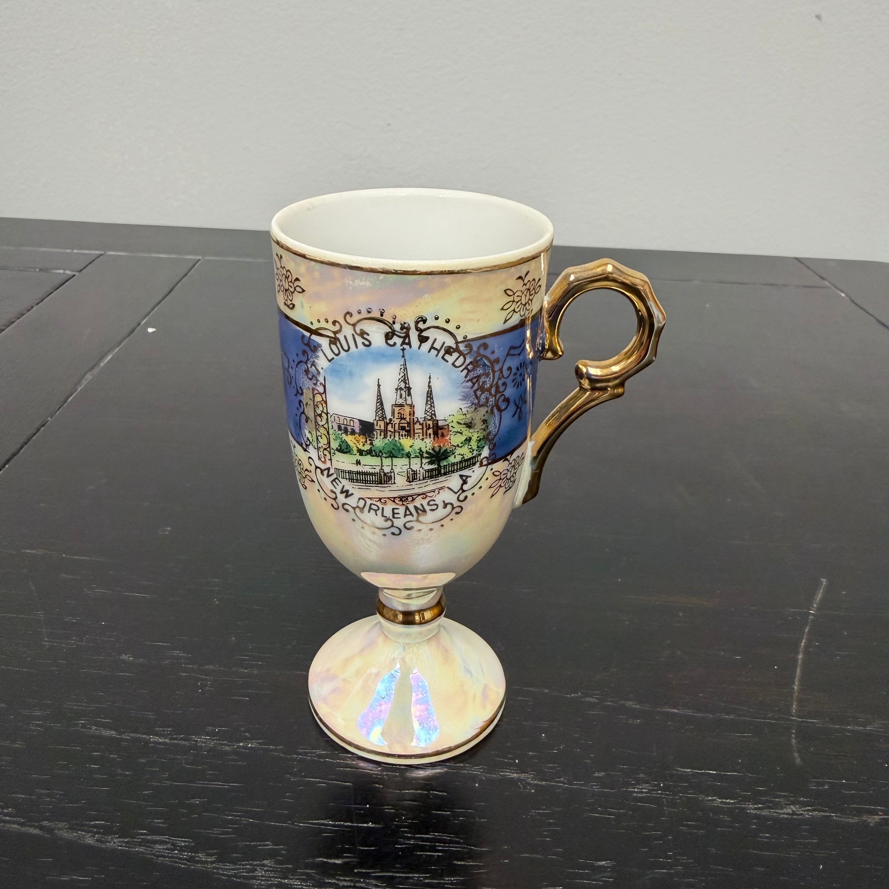 Vintage St. Louis Cathedral New Orleans Souvenir Cup