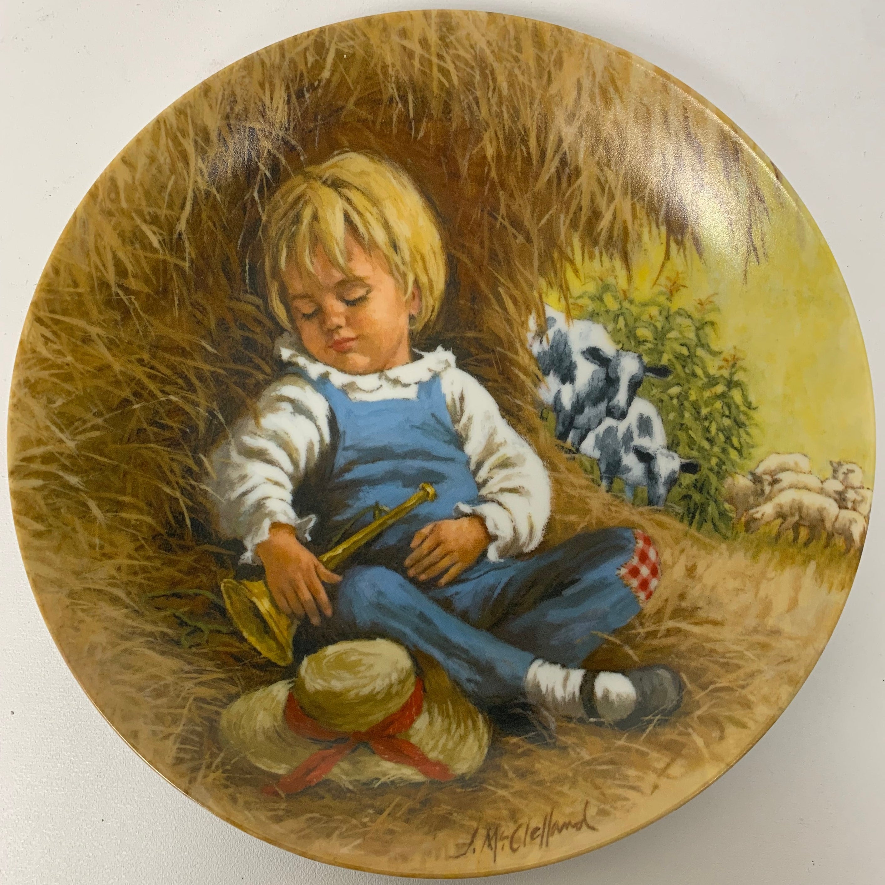Reco "Litte Boy Blue" Plate By John Mcclelland