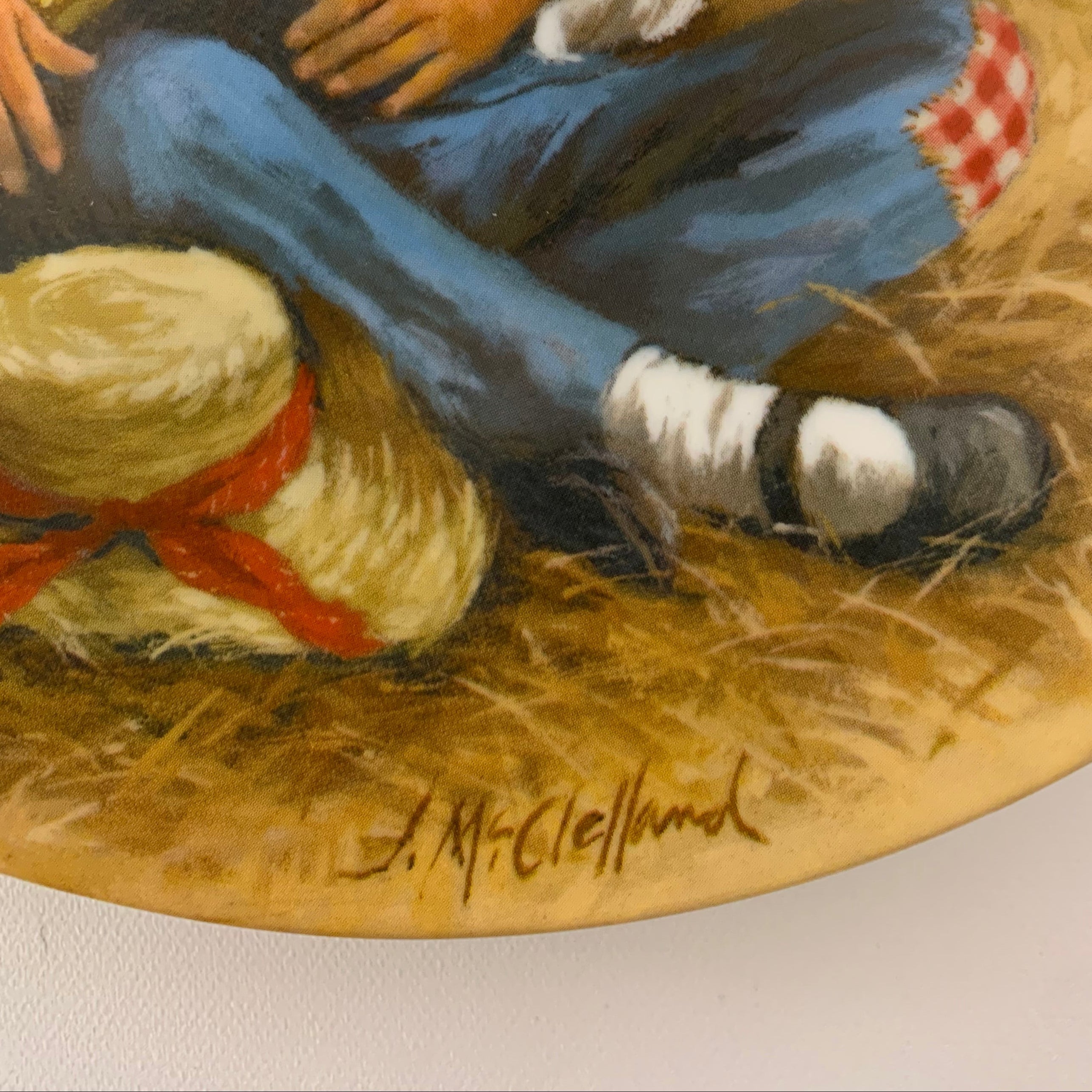 Reco "Litte Boy Blue" Plate By John Mcclelland
