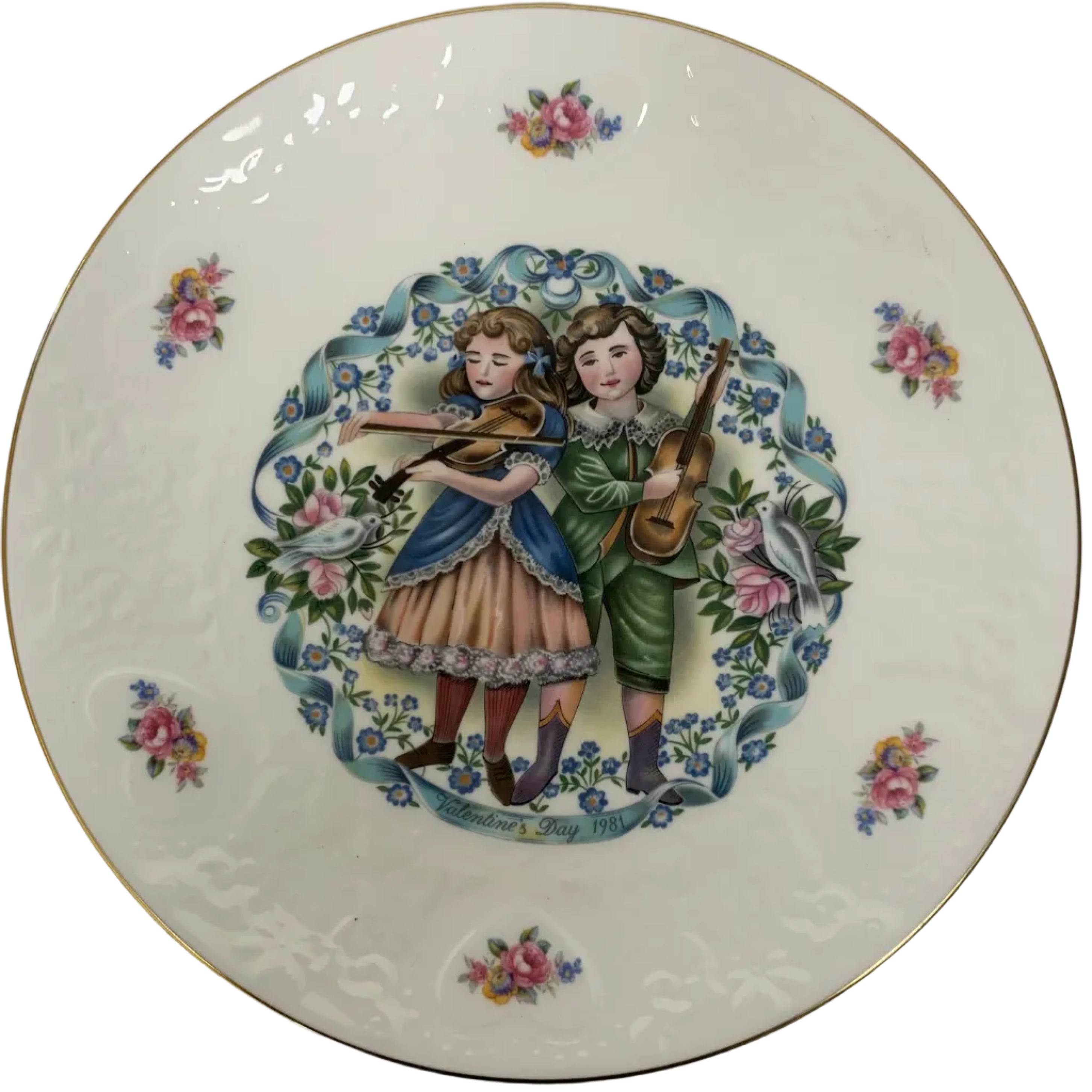 Vintage Royal Doulton "My Valentine" Plate 1981