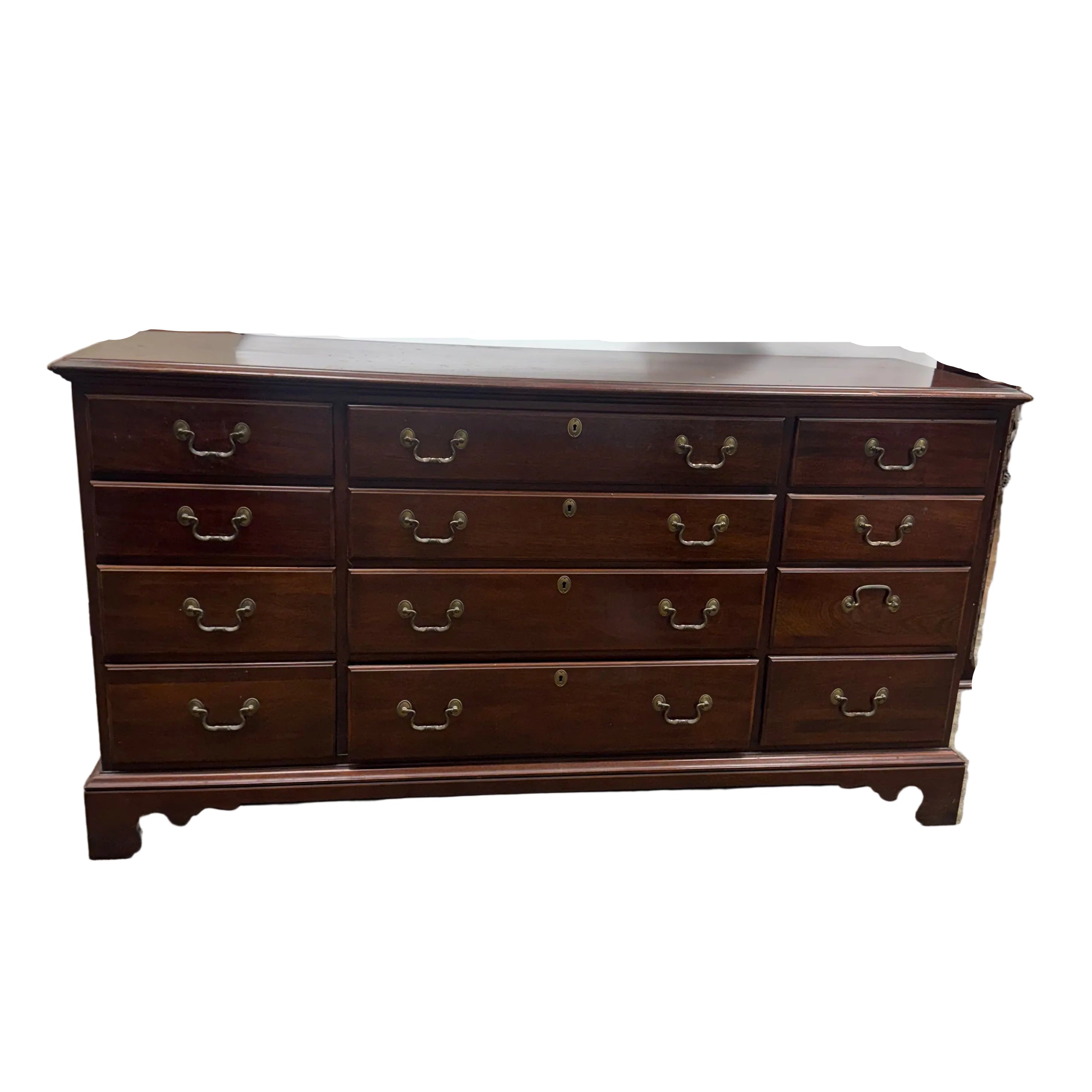 Link-Taylor Mahogany Beaufort Twelve Drawer Dresser