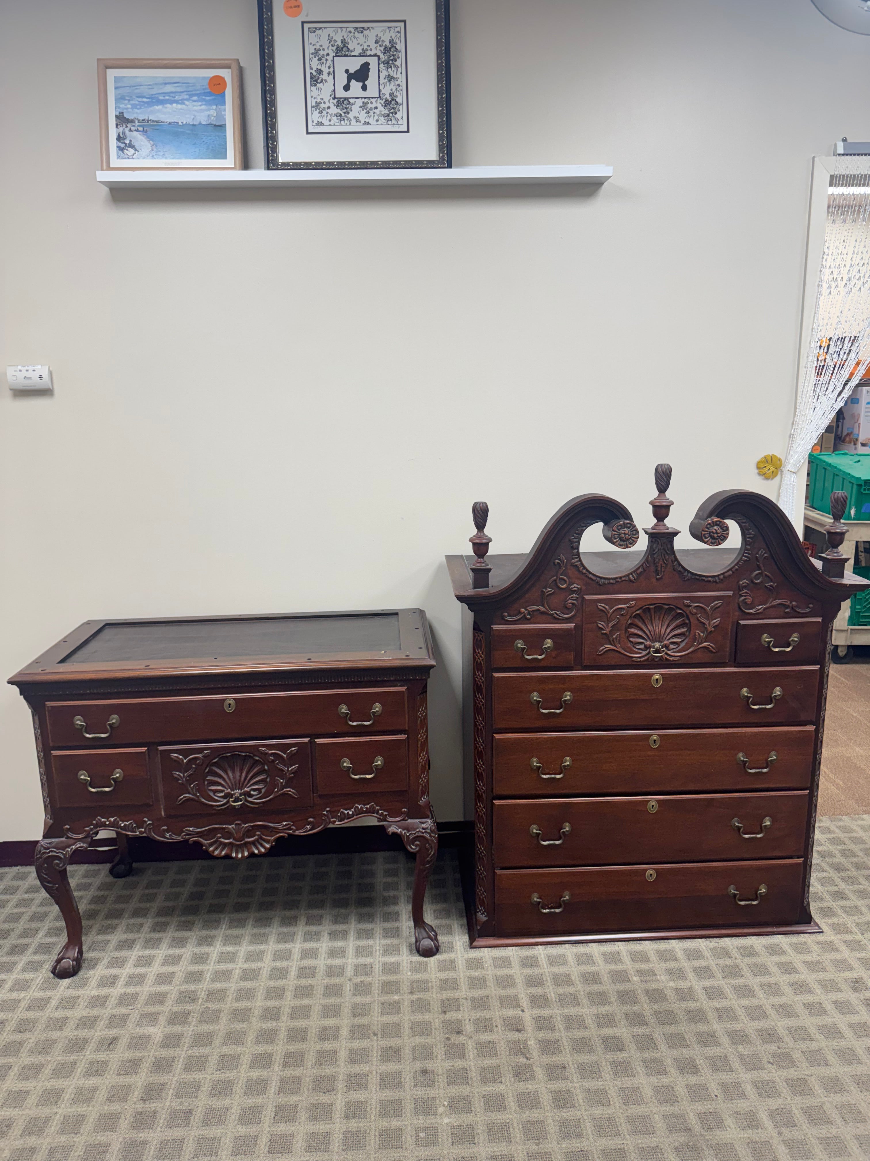 Link-Taylor Mahogany Philadelphia Highboy Dresser