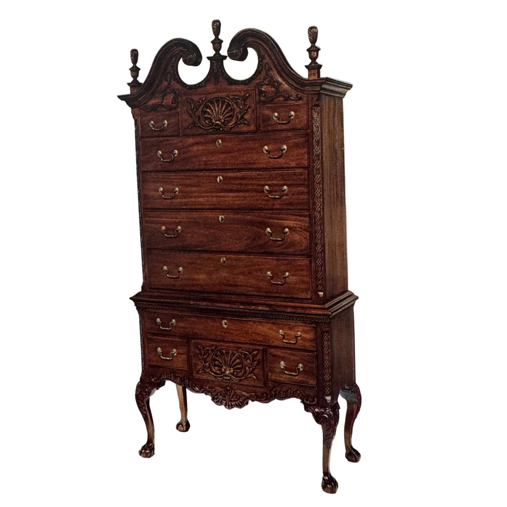 Link-Taylor Mahogany Philadelphia Highboy Dresser