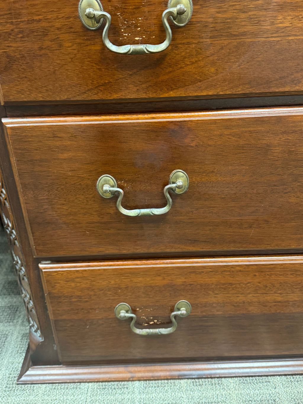 Link-Taylor Mahogany Philadelphia Highboy Dresser