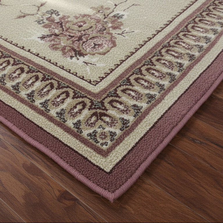 Floral Patterned Rug | 5.3' x 7.5'