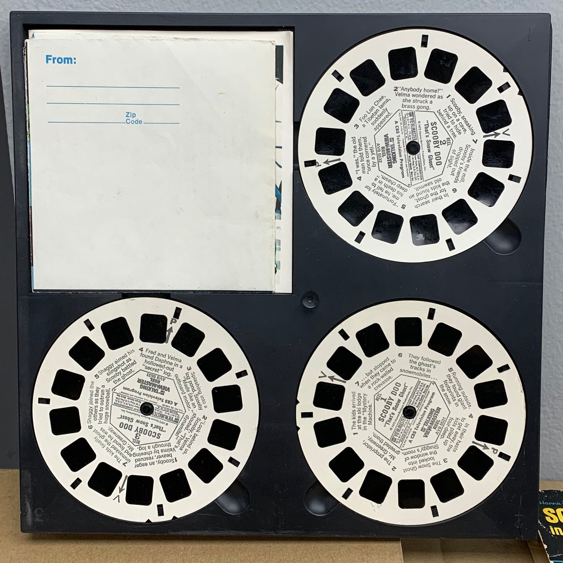 1970's View Master with Scooby Doo Reels by gaf