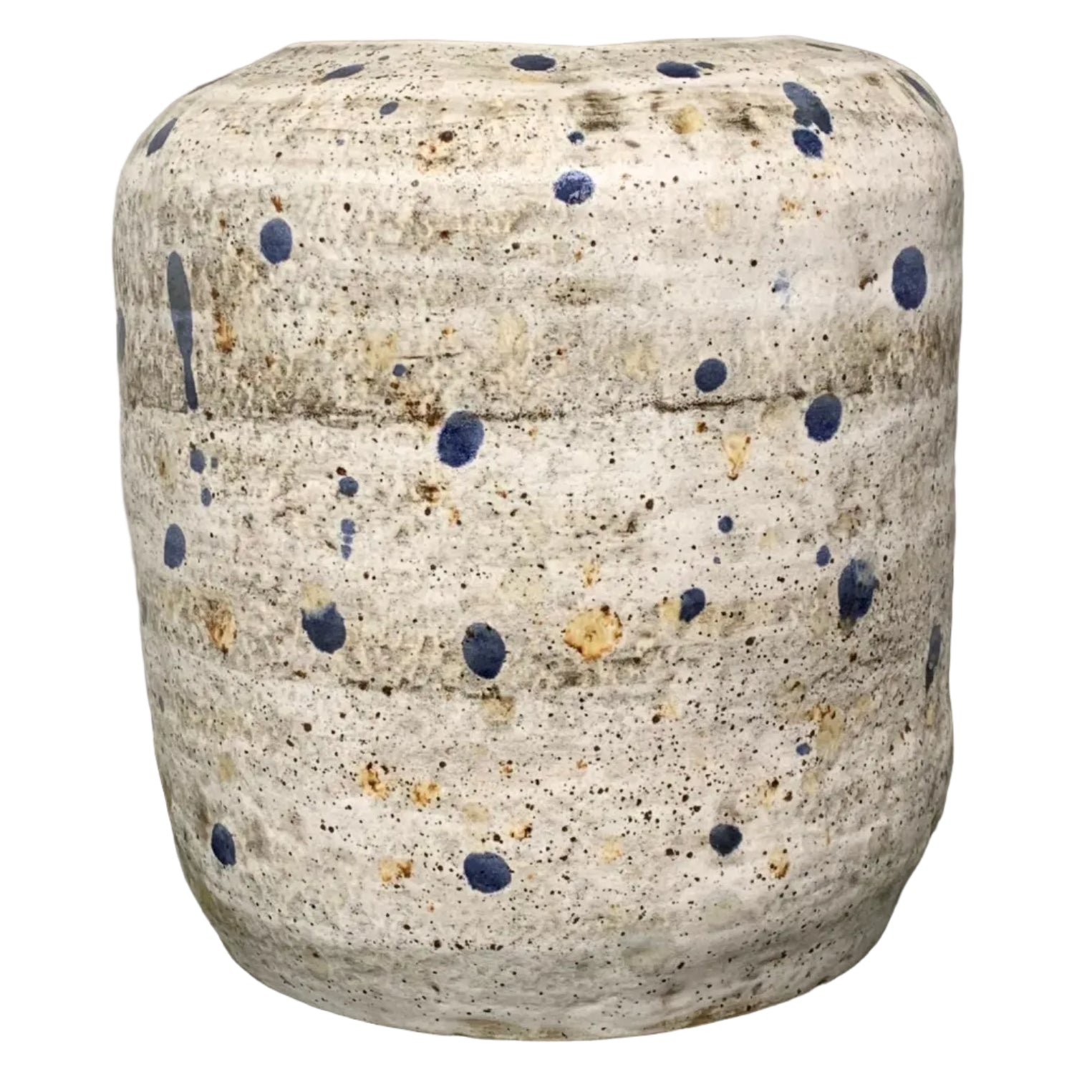 Speckled Ceramic Vase by Crate&Barrel