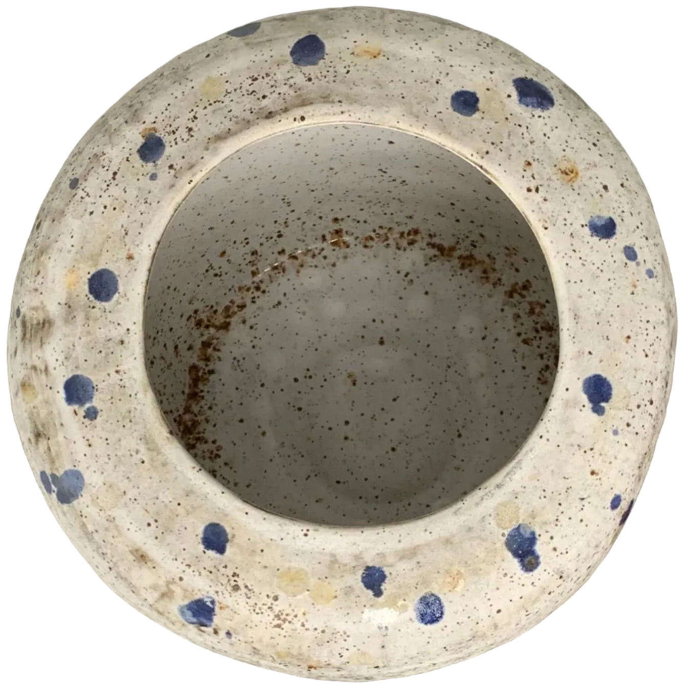 Speckled Ceramic Vase by Crate&Barrel