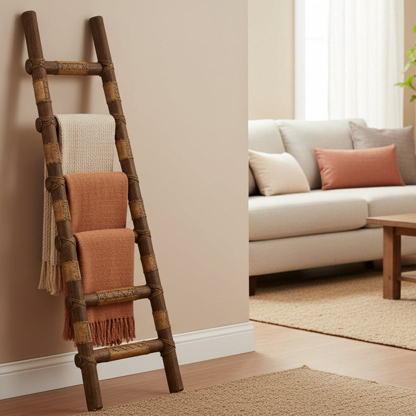 Hand-Crafted Mexican Rustic Kiva Ladder