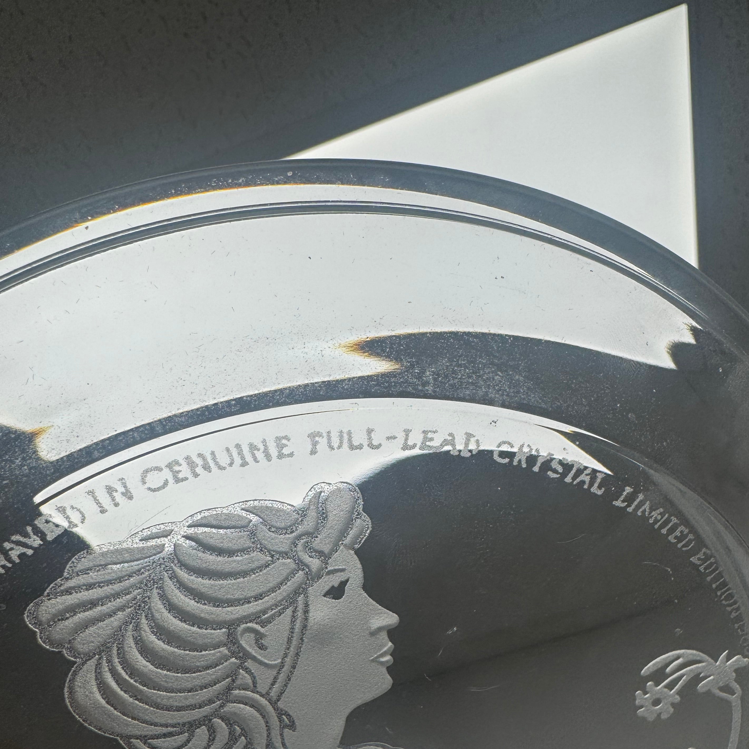 Decorative Crystal Plate - "Heather"