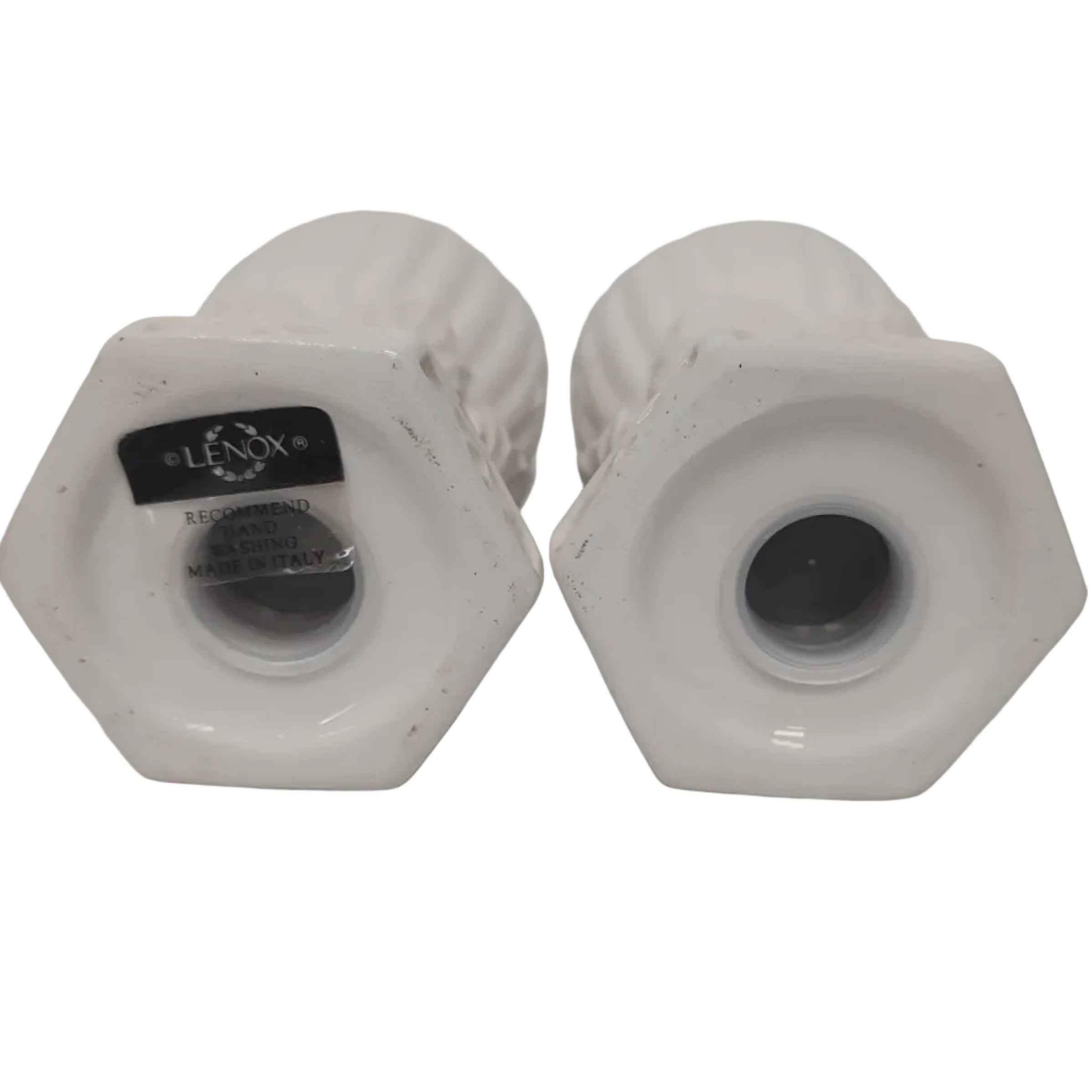 Lenox White Salt and Pepper Shakers | Butler's Pantry
