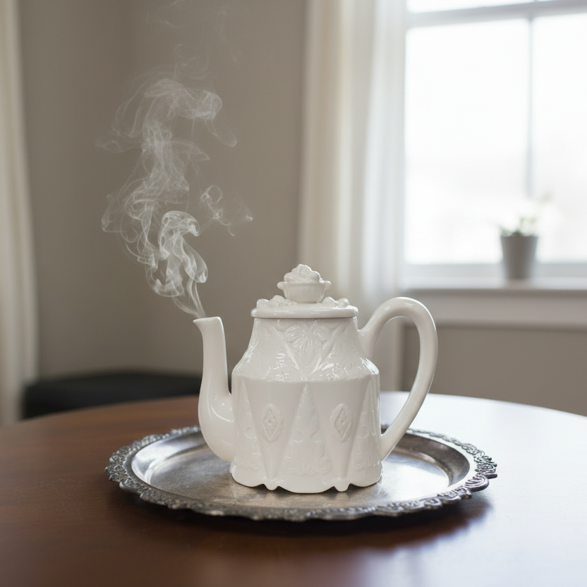 Lenox White Tea Pot | Butler's Pantry – Long Island ReStore Online