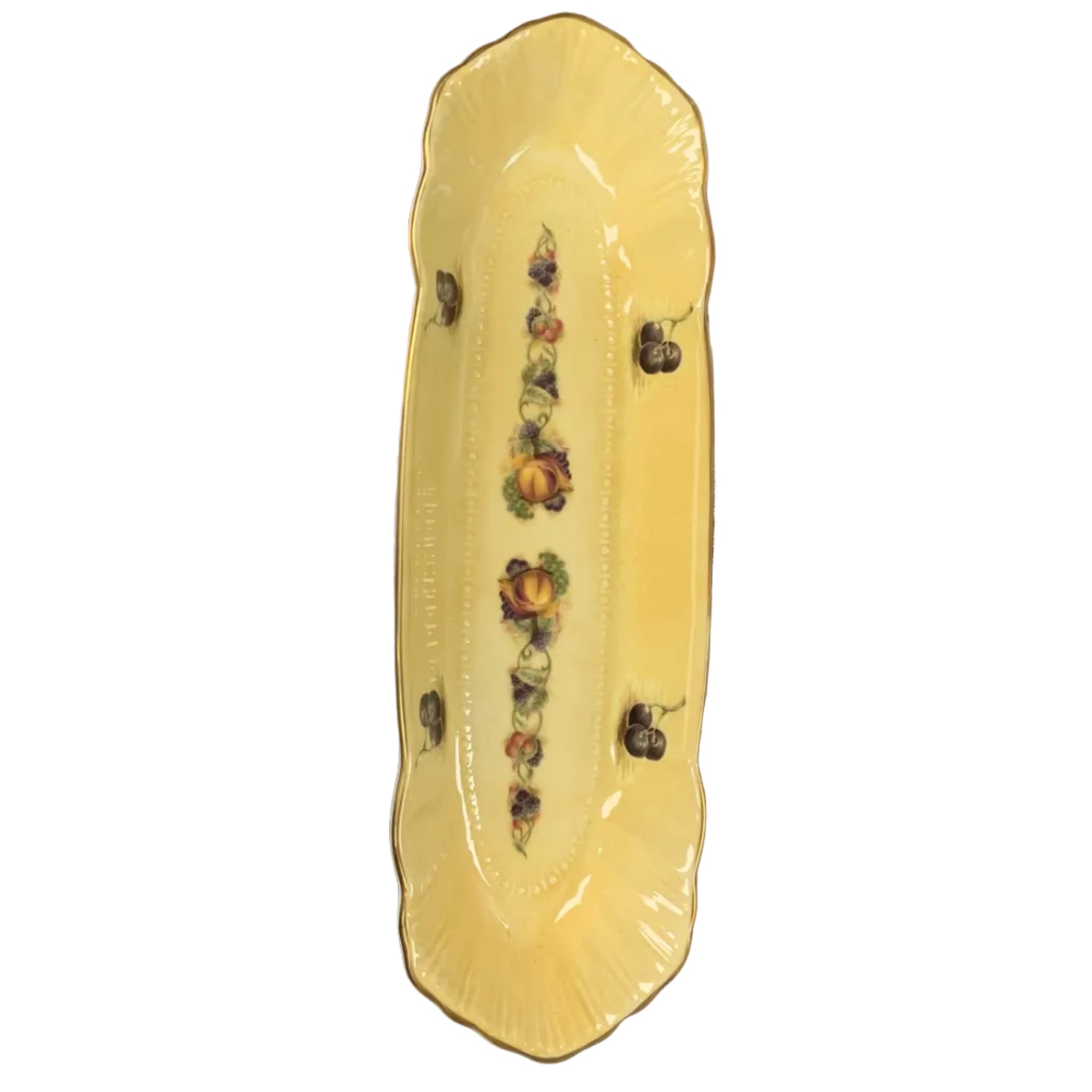 Aynsley "Orchard Gold" Olive Dish
