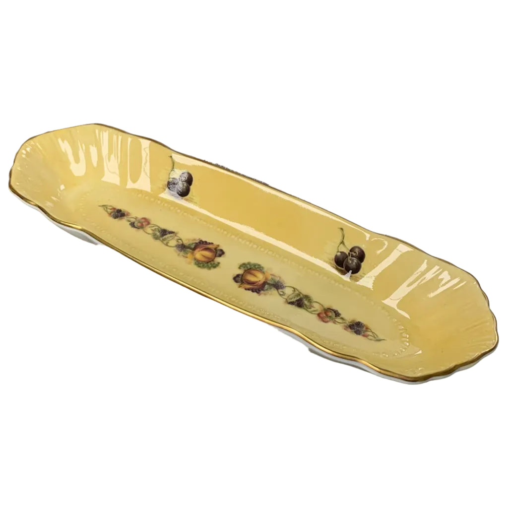 Aynsley "Orchard Gold" Olive Dish