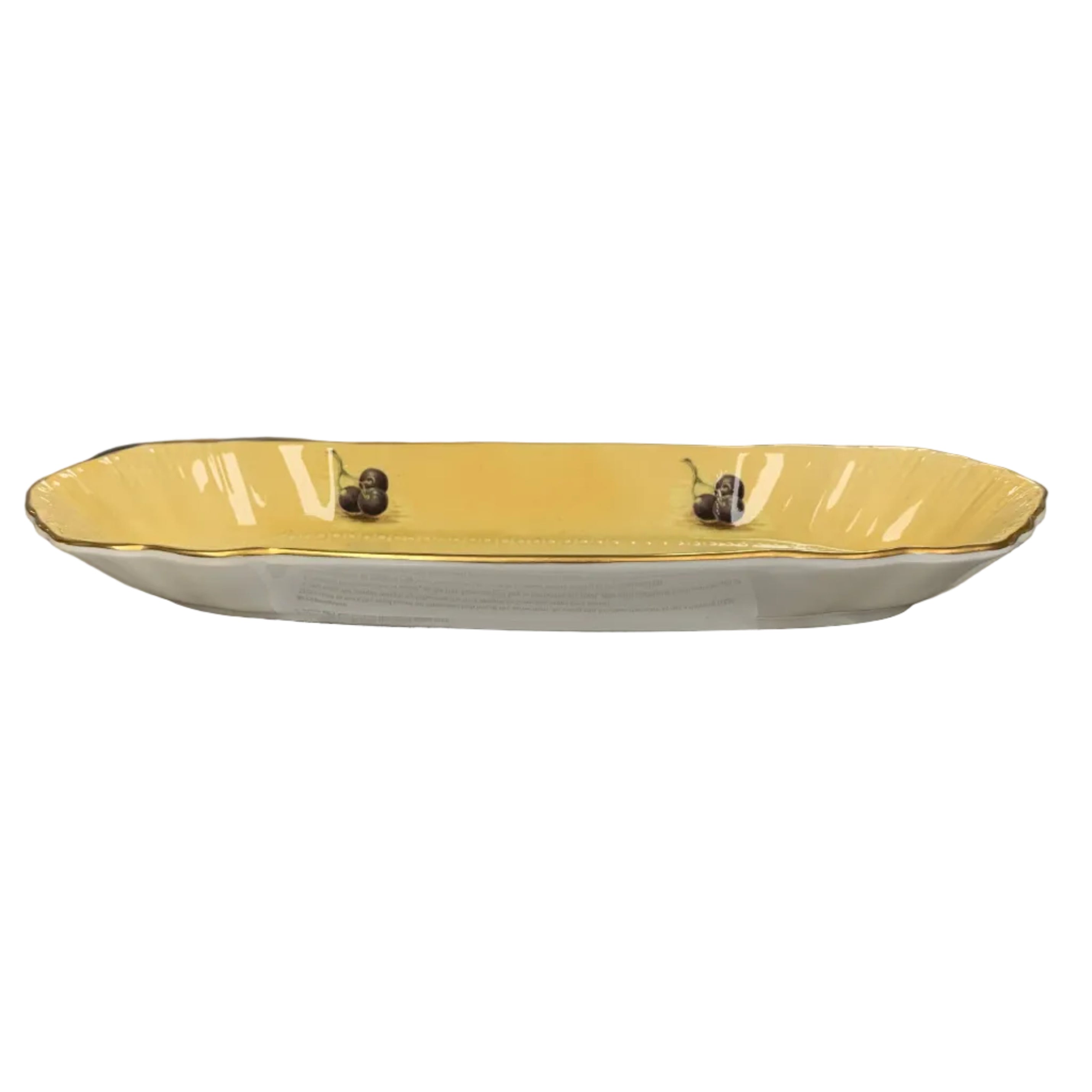 Aynsley "Orchard Gold" Olive Dish