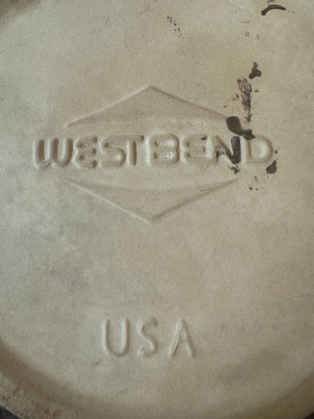 Vintage West Bend Bean Pot - Stoneware