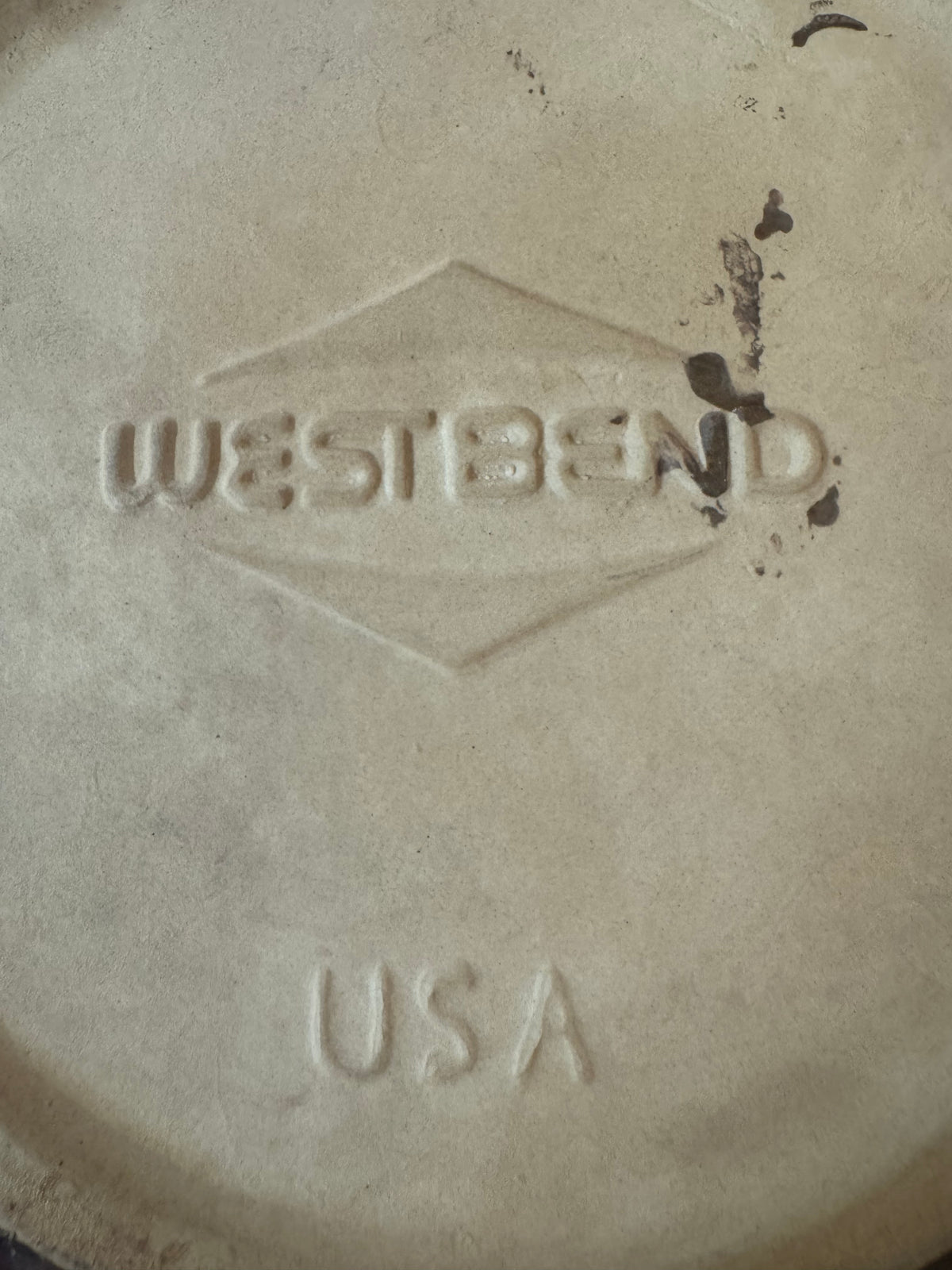 Vintage West Bend Bean Pot - Stoneware