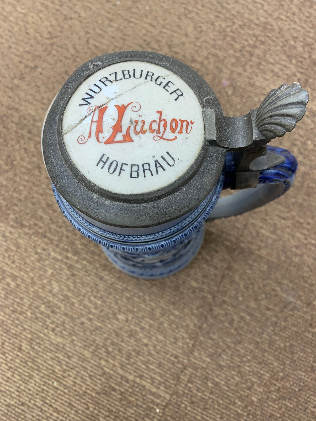 2 Liter German Beer Stein with Lid