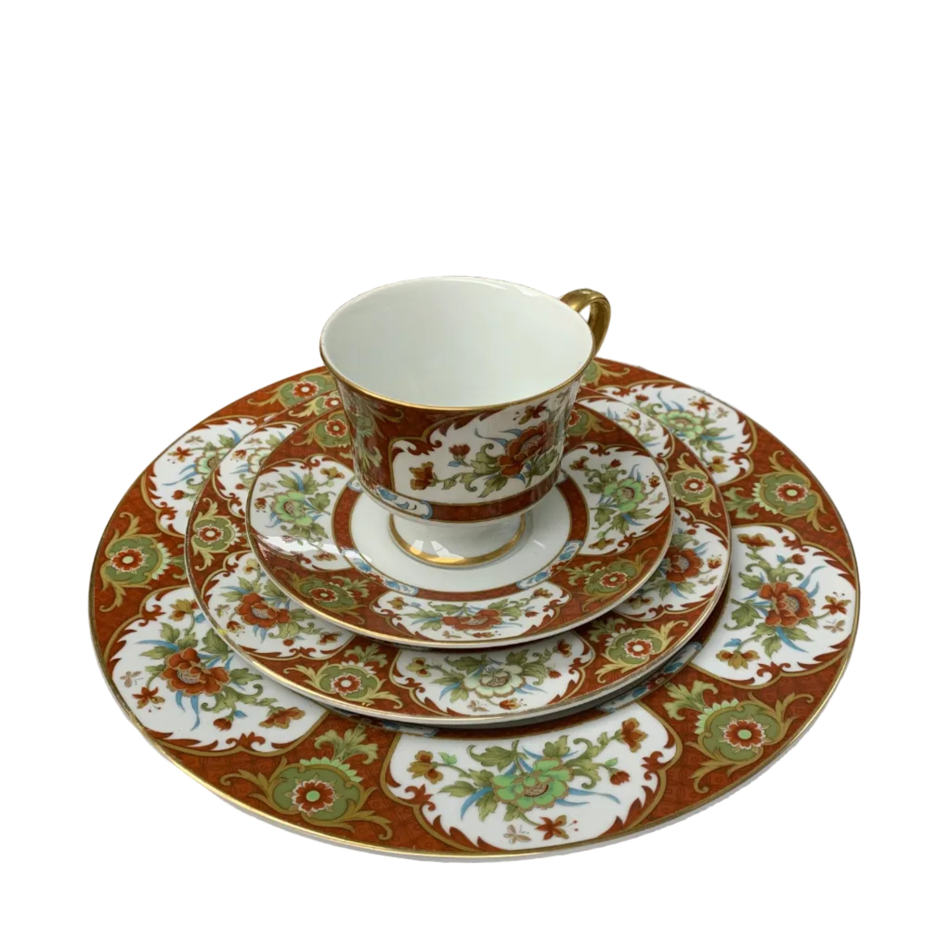 Kyoto China Dinnerware Set with Floral Design